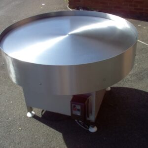 Lazy susan rotary turntable outdoors